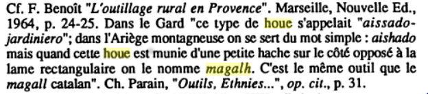 Extrait sur le magalh du livre de A.Casanova